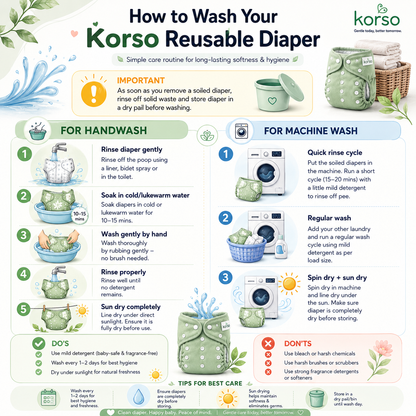 KORSO BABY™ Reusable Baby Diapers