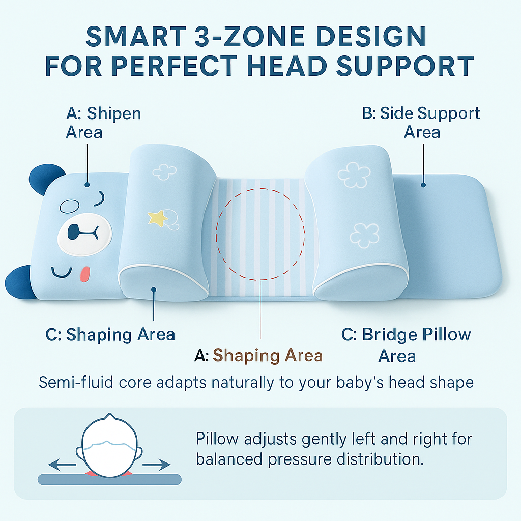 KORSO™ Baby Head Shaping Pillow